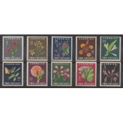 Timor oriental - 1950 - No 269/278 - Fleurs