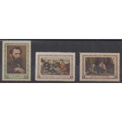 Russia - 1956 - Nb 1803/1805 - Paintings