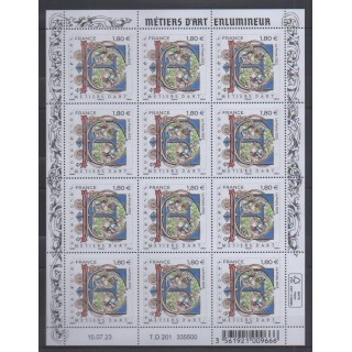 Acheter ce feuillet de France de l'année 2023 (No F116 - Enlumineur).