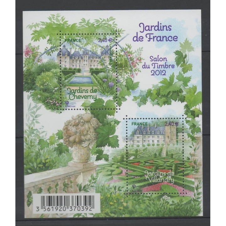 Stamps - France - Blocks and sheets - 2011 - Nb F 4580 - Flora