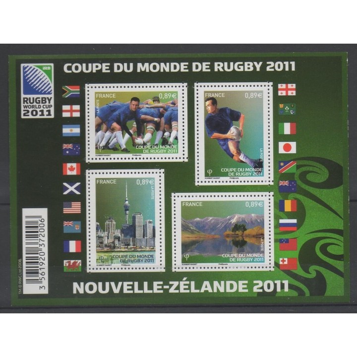 Stamps - France - Blocks and sheets - 2011 - Nb 4576 - Various sports
