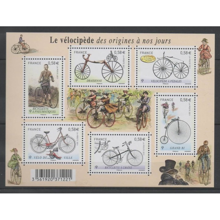 Stamps - France - Blocks and sheets - 2011 - Nb F 4555 - Science