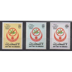 Koweït - 1998 - No 1482/1484 - Santé ou Croix-Rouge