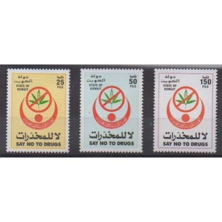 Kuwait - 1998 - Nb 1482/1484 - Health or Red cross