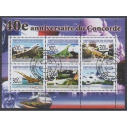 Guinée - 2009 - No 4101/4106 - Aviation - Oblitérés