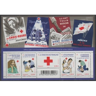 Timbres - France - Blocs et feuillets - 2010 - No F 4520 - Santé ou Croix-Rouge