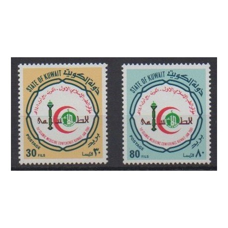 Koweït - 1981 - No 863/864 - Santé ou Croix-Rouge