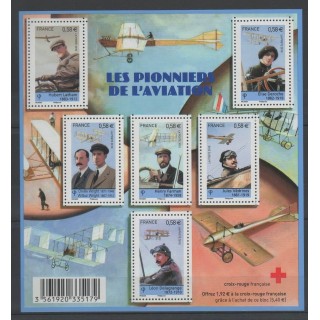 Timbres - France - Blocs et feuillets - 2010 - No F 4504 - Avions