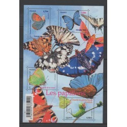 France - Blocks and sheets - 2010 - Nb F 4498 - Butterflies