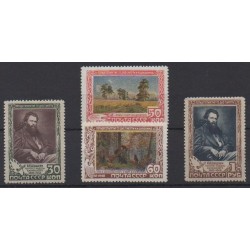Russia - 1948 - Nb 1214/1217 - Paintings
