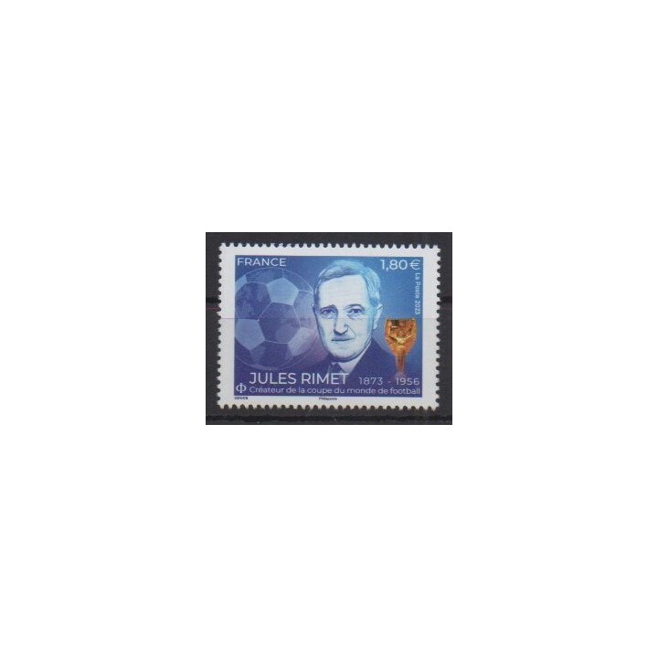 Buy this stamp of France of the year 2023 (Jules Rimet).