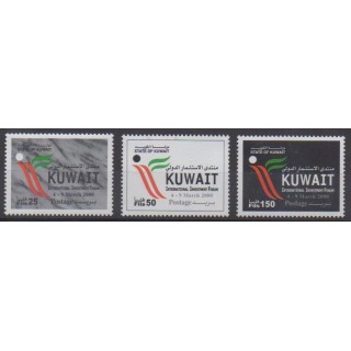 Buy this set of stamps of Kuwait of the year 2000 (Nb 1557/1559).