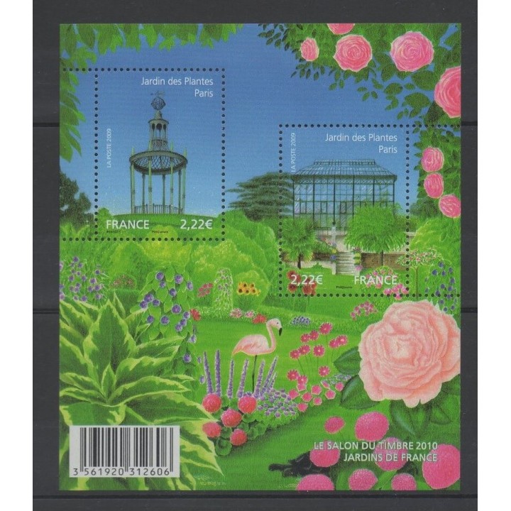 Timbres - France - Blocs et feuillets - 2009 - No F 4384 - Roses