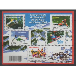 Timbres - France - Blocs et feuillets - 2009 - No F 4329 - Sports divers