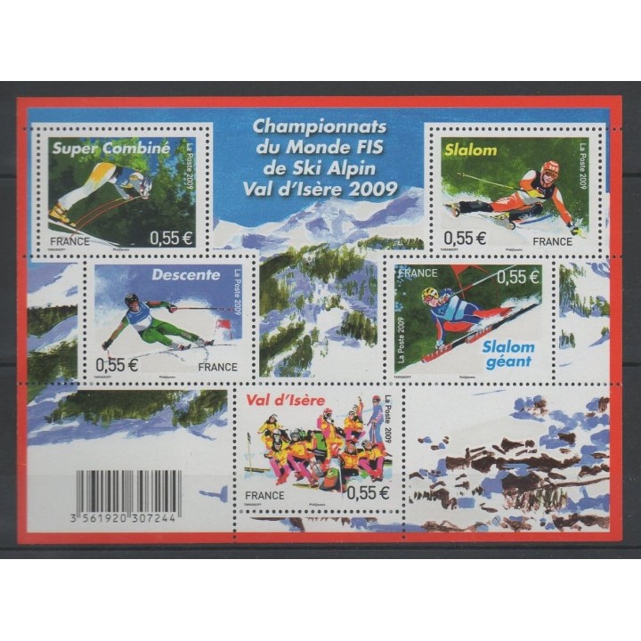Timbres - France - Blocs et feuillets - 2009 - No F 4329 - Sports divers