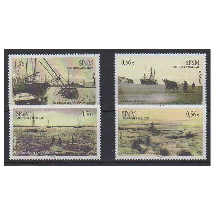 Buy this set of stamps of Saint-Pierre et Miquelon of the year 2009 (Nb 961/964).