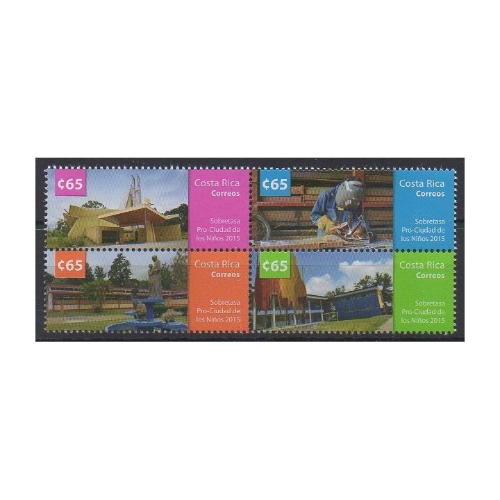 Acheter cette série de timbres du Costa Rica de l'année 2015 (No 976/979).