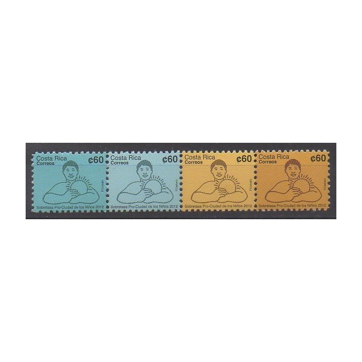 Acheter cette série de timbres du Costa Rica de l'année 2012 (No 959/962).