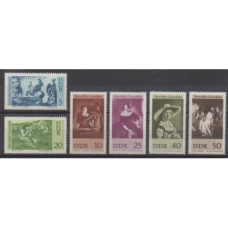 East Germany (GDR) - 1967 - Nb 983/988 - Paintings