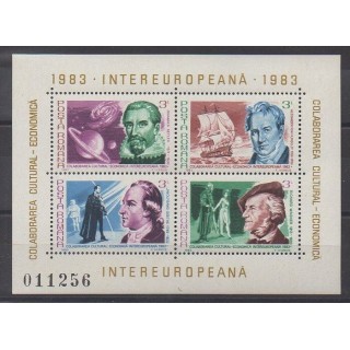 Acheter ce bloc-feuillet de Roumanie de l'année 1983 (No BF159).