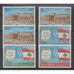Lebanon - 1967 - Nb PA407/PA412 - United Nations - Mint hinged