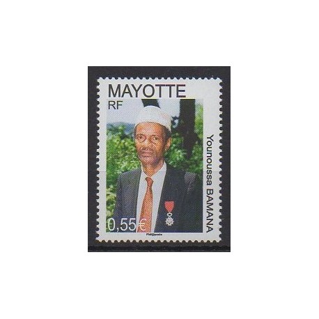 Mayotte - 2008 - No 216 - Célébrités