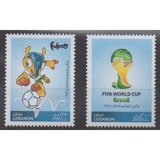Buy this set of stamps of Lebanon of the year 2014 (Nb 512/513).