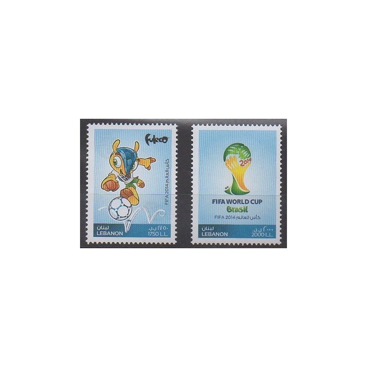Buy this set of stamps of Lebanon of the year 2014 (Nb 512/513).