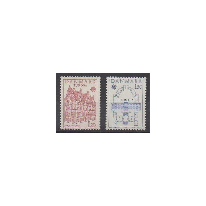 Acheter cette série de timbres du Danemark de l'année 1978 (No 663/664).