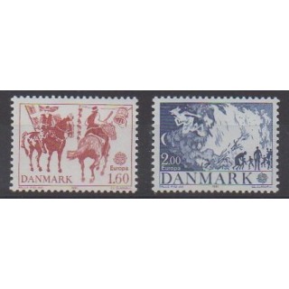 Acheter cette série de timbres du Danemark de l'année 1981 (No 733/734).