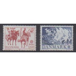 Danemark - 1981 - No 733/734 - Folklore - Europa