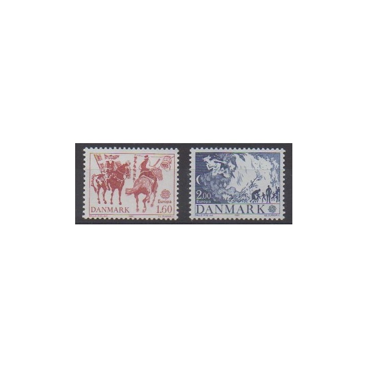 Buy this set of stamps of Denmark of the year 1981 (Nb 733/734).