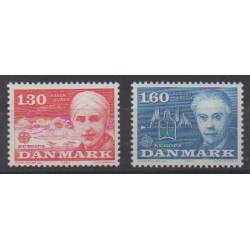 Danemark - 1980 - No 700/701 - Célébrités - Europa