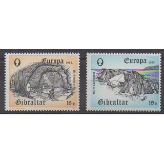 Acheter cette série de timbres de Gibraltar de l'année 1983 (No 471/472).