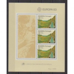 Portugal (Madère) - 1983 - No BF4 - Sciences et Techniques - Europa