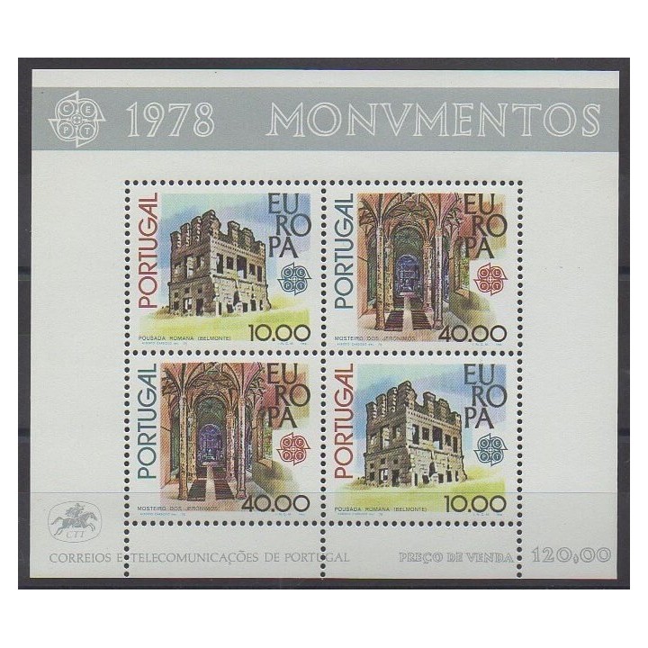Acheter ce bloc-feuillet du Portugal de l'année 1978 (No BF23).