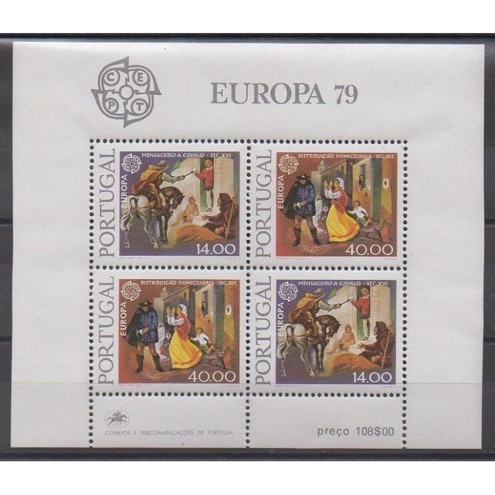 Acheter ce bloc-feuillet du Portugal de l'année 1979 (No BF27).