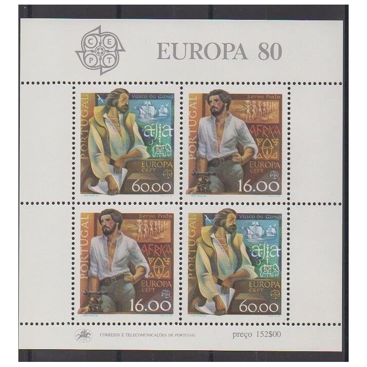 Acheter ce bloc-feuillet du Portugal de l'année 1980 (No BF30).
