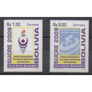 Buy this set of stamps of Bolivia of the year 2009 (Nb 1369/1370).