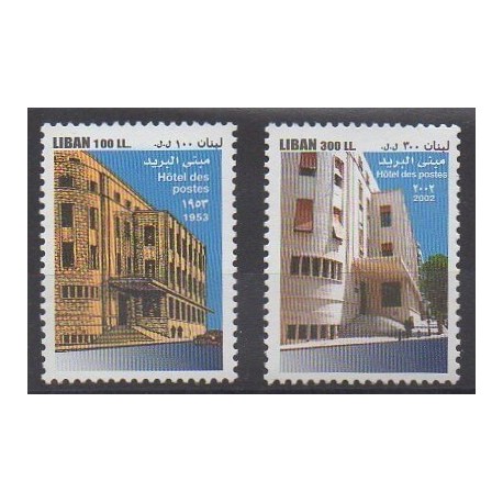 Liban - 2004 - No 389/390 - Service postal