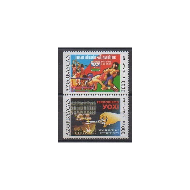 Buy this set of stamps of Azerbaijan of the year 2003 (Nb 460a/461a).