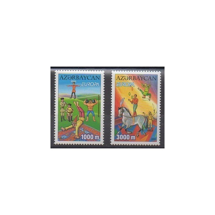 Acheter cette série de timbres d'Azerbaïdjan de l'année 2002 (No 431/432).