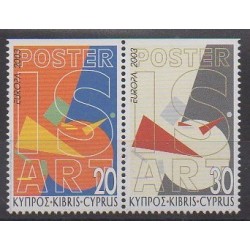 Chypre - 2003 - No 1021a/1022a - Art - Europa