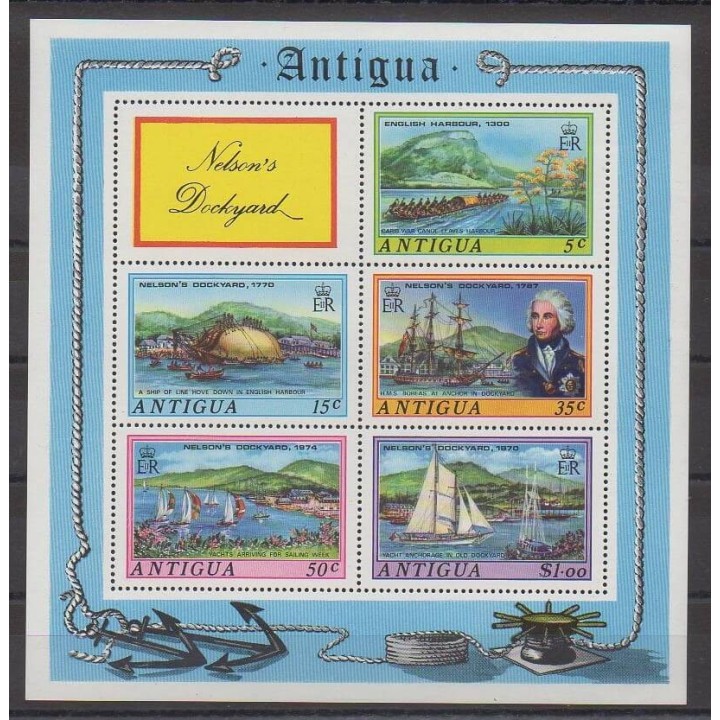 Acheter ce bloc-feuillet d'Antigua de l'année 1975 (No BF18).
