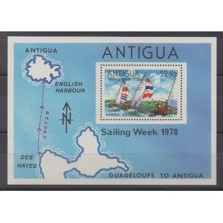 Buy this souvenir sheet  of Antigua of the year 1978 (Nb BF35).
