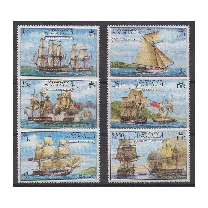 Buy this set of stamps of Anguilla of the year 1976 (Nb 226/231).