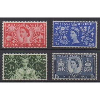 Buy this set of stamps of Great Britain of the year 1953 (Nb 279/282).