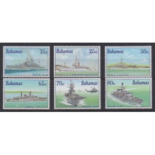 Acheter cette série de timbres des Bahamas de l'année 2001 (No 1086/1091).