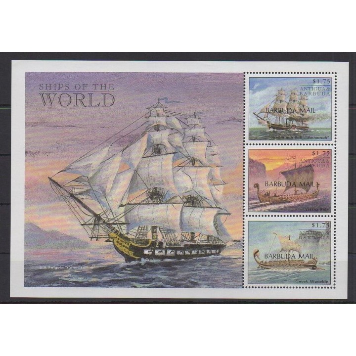 Buy this set of stamps of Barbuda of the year 2000 (Nb 1966/1968).
