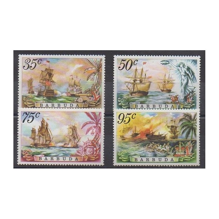 Acheter cette série de timbres de Barbuda de l'année 1975 (No 213/216).